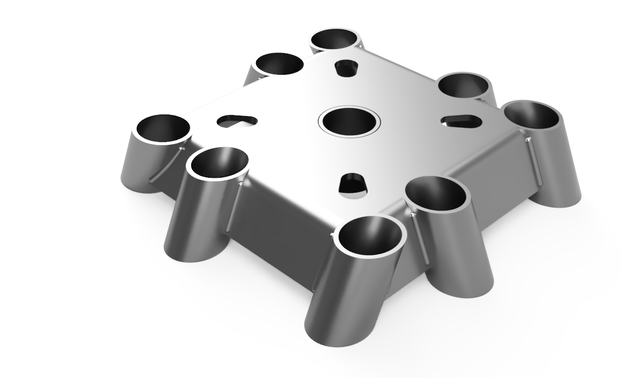 SUREFOOT PILE CAP S250 8P 2 SUREFOOT PILE CAP S250 8P